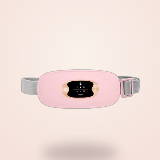 Lulla Relief Belt — front view on cream